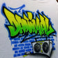 Boom Box Graffiti Customizable Airbrush T shirt Design from Airbrush Customs x Dale The Airbrush Guy