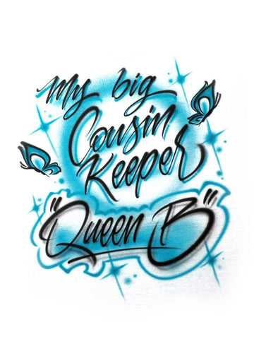 butterfly memorial custom personalized airbrush apparel design