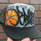 Custom Trucker | Basketball Design Customizable Airbrush T shirt Design from Airbrush Customs x Dale The Airbrush Guy