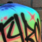 Custom Trucker | Rainbow Name Design Customizable Airbrush T shirt Design from Airbrush Customs x Dale The Airbrush Guy