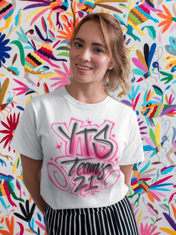 dance team custom personalized airbrush apparel design