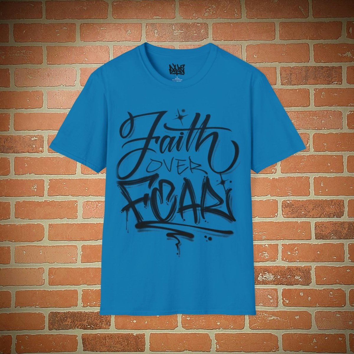 Faith Over Fear T Shirt Customizable Airbrush T shirt Design from Airbrush Customs x Dale The Airbrush Guy