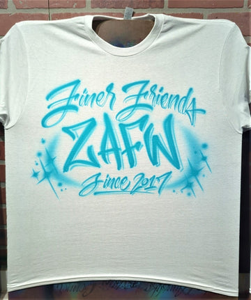 family reunion custom personalized airbrush apparel design