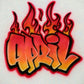 Flame Graffiti Customizable Airbrush T shirt Design from Airbrush Customs x Dale The Airbrush Guy