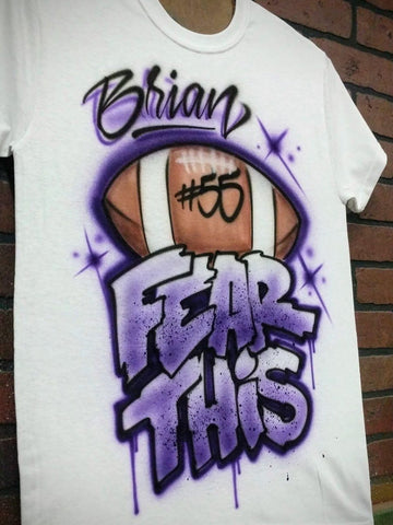 football design custom personalized airbrush apparel design