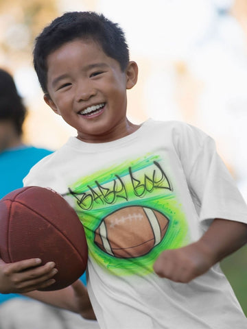 Football Design Customizable Airbrush T shirt Design from Airbrush Customs x Dale The Airbrush Guy