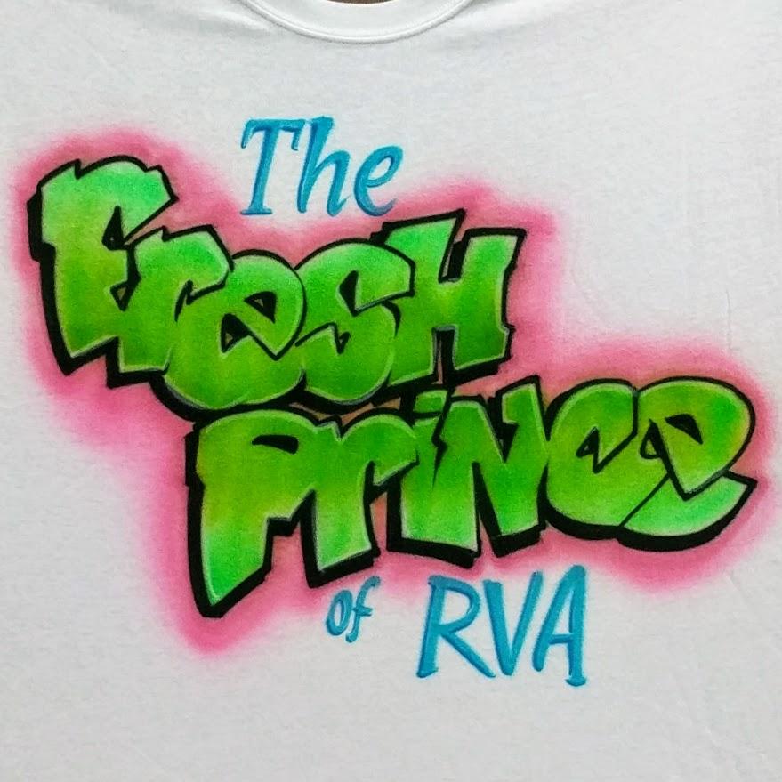 Fresh Prince' Replica Customizable Airbrush T shirt Design from Airbrush Customs x Dale The Airbrush Guy