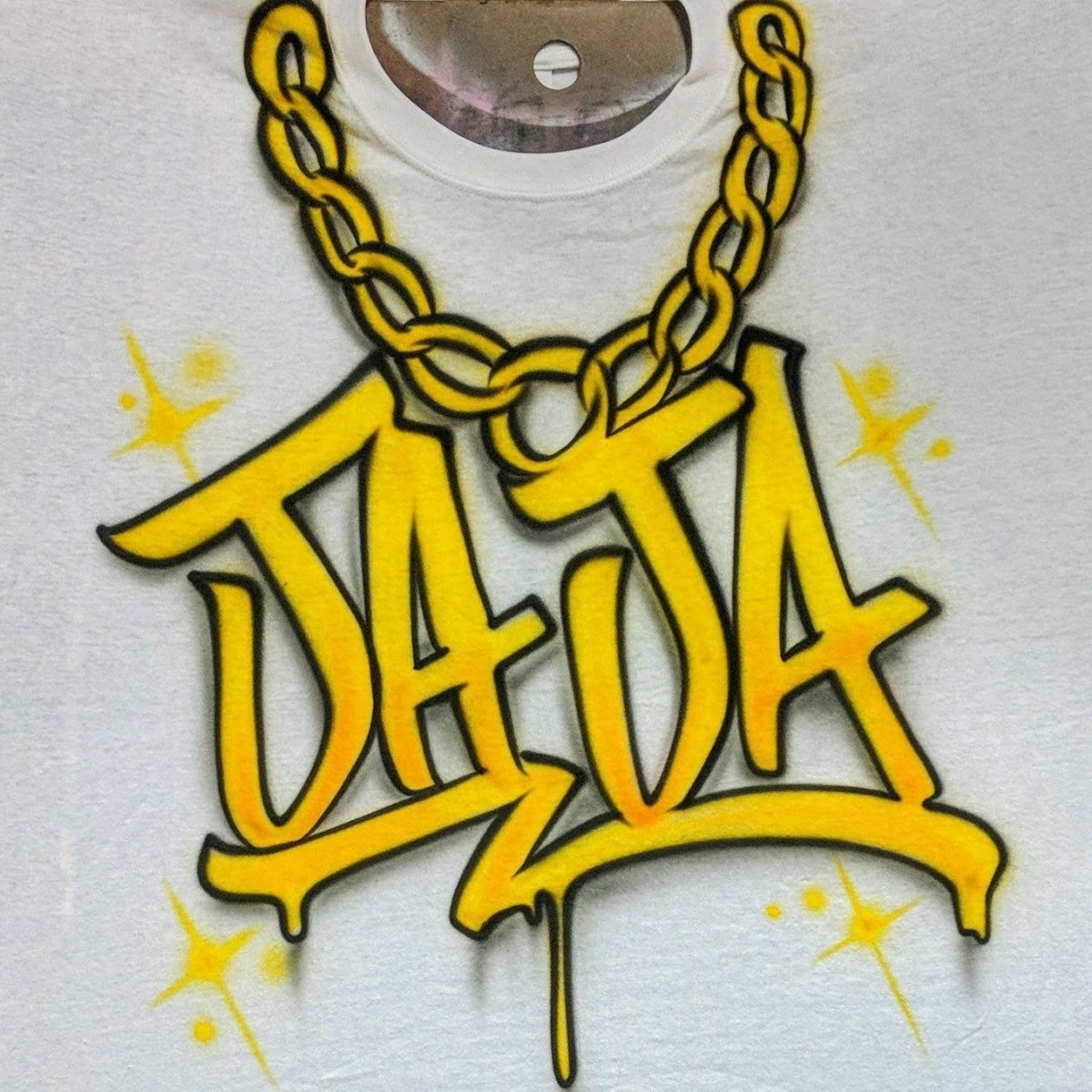 Gold Chain Design Customizable Airbrush T shirt Design from Airbrush Customs x Dale The Airbrush Guy