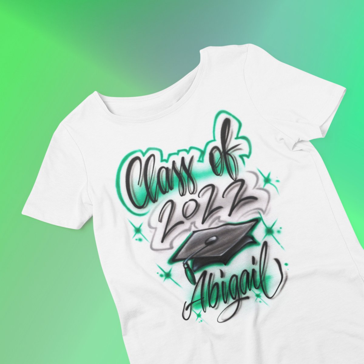 Graduation Class Design Custom Airbrush Apparel & Personalized ...