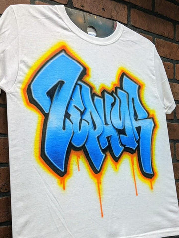 graffiti design custom personalized airbrush apparel design