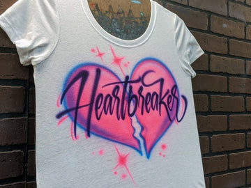 heartbreaker design custom personalized airbrush apparel design