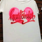 Heartbreaker Replica Design Customizable Airbrush T shirt Design from Airbrush Customs x Dale The Airbrush Guy