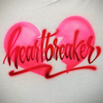 Heartbreaker Replica Design Customizable Airbrush T shirt Design from Airbrush Customs x Dale The Airbrush Guy