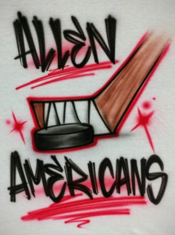hockey design custom personalized airbrush apparel design
