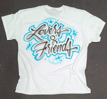 Lovers & Friends Design Customizable Airbrush T shirt Design from Airbrush Customs x Dale The Airbrush Guy