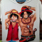 One Piece Luffy & Ace Customizable Airbrush T shirt Design from Airbrush Customs x Dale The Airbrush Guy