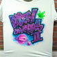 Party on Mars II Customizable Airbrush T shirt Design from Airbrush Customs x Dale The Airbrush Guy