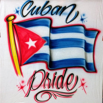 Patriotic Flag Design Customizable Airbrush T shirt Design from Airbrush Customs x Dale The Airbrush Guy