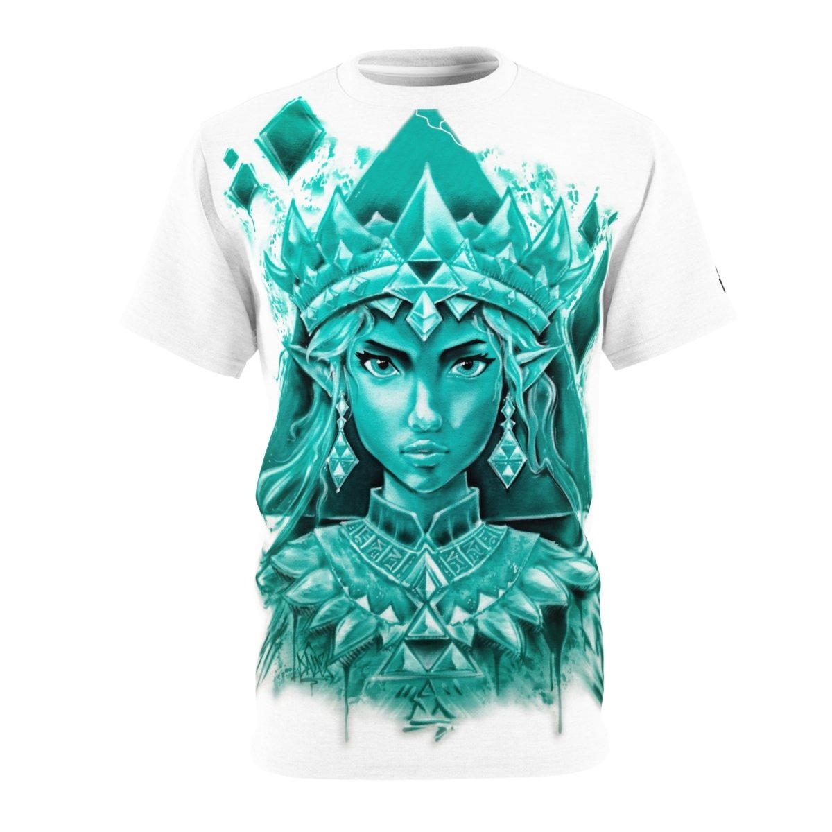 Princess TLOZ T Shirt Customizable Airbrush T shirt Design from Airbrush Customs x Dale The Airbrush Guy