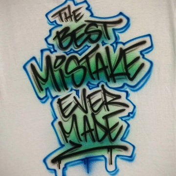 Print Lettering Customizable Airbrush T shirt Design from Airbrush Customs x Dale The Airbrush Guy