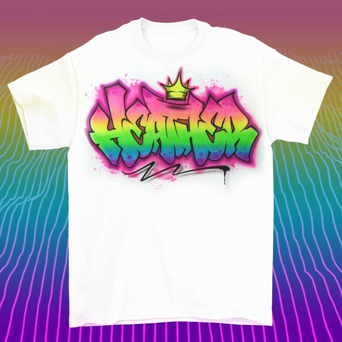 Airbrush shirts hot sale