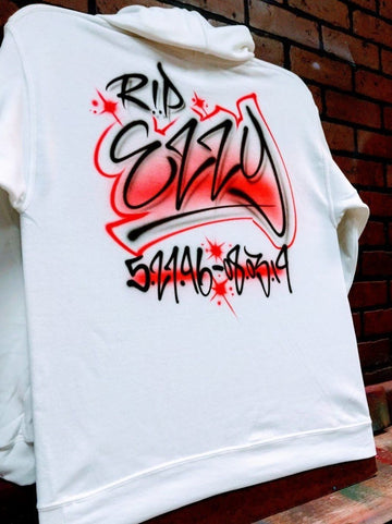 RIP Memorial Design Customizable Airbrush T shirt Design from Airbrush Customs x Dale The Airbrush Guy