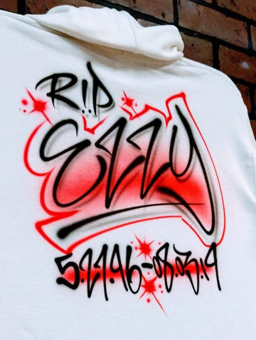 RIP Memorial Design Customizable Airbrush T shirt Design from Airbrush Customs x Dale The Airbrush Guy