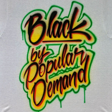 Script Lettering Customizable Airbrush T shirt Design from Airbrush Customs x Dale The Airbrush Guy