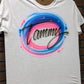 Script Swirl Name Customizable Airbrush T shirt Design from Airbrush Customs x Dale The Airbrush Guy
