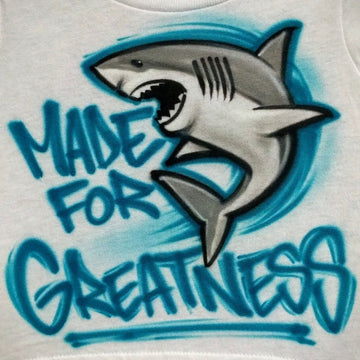 Shark Design Customizable Airbrush T shirt Design from Airbrush Customs x Dale The Airbrush Guy