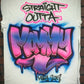 Straight Outta Mommy Customizable Airbrush T shirt Design from Airbrush Customs x Dale The Airbrush Guy