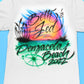 Sunset Lake Reeds Customizable Airbrush T shirt Design from Airbrush Customs x Dale The Airbrush Guy