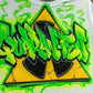 Toxic Radioactive Design Customizable Airbrush T shirt Design from Airbrush Customs x Dale The Airbrush Guy