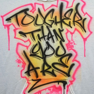 Urban Lettering Customizable Airbrush T shirt Design from Airbrush Customs x Dale The Airbrush Guy