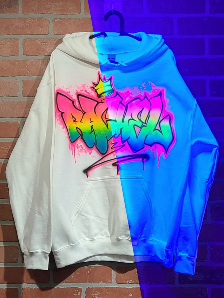 Graffiti Airbrush Print Women's Robe main image 1