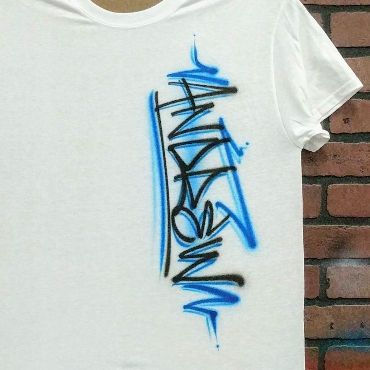 Vertical Urban Design Customizable Airbrush T shirt Design from Airbrush Customs x Dale The Airbrush Guy