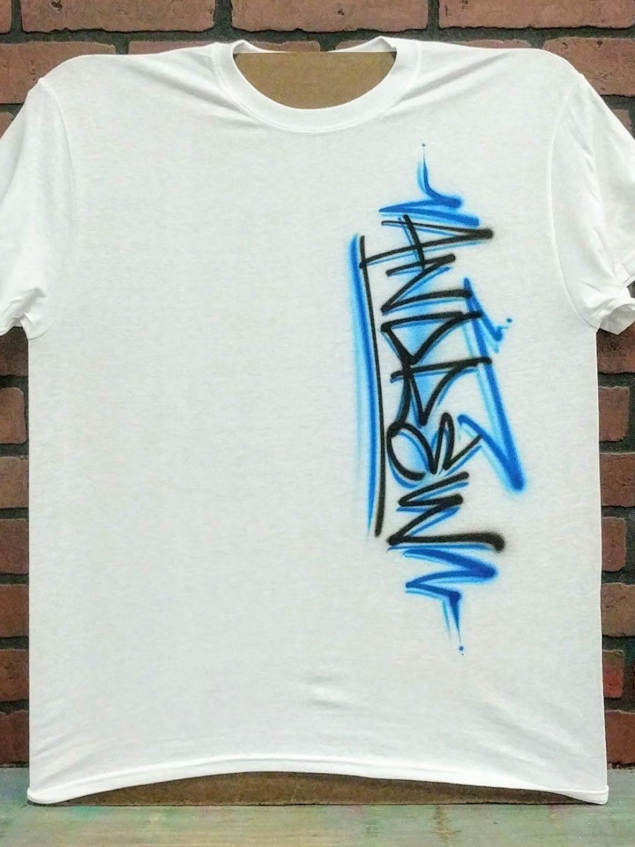 Vertical Urban Design Customizable Airbrush T shirt Design from Airbrush Customs x Dale The Airbrush Guy