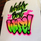 Worlds Best Wife Customizable Airbrush T shirt Design from Airbrush Customs x Dale The Airbrush Guy