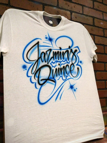 xv quince design personalized custom airbrush apparel design