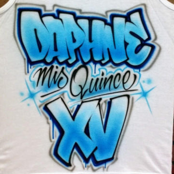 xv quince design personalized custom airbrush apparel design