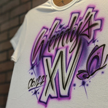 xv quince design personalized custom airbrush apparel design